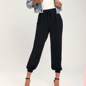 Classic Black Joggers